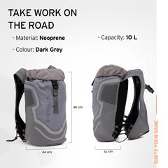 HEAD Urban Voyager Rucksack Laptop Backpack 10 Litres Grey 100% Polyester (Grey Combo)