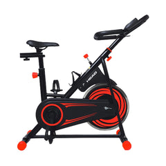 HEAD Vision MII Spin Bike | Adjustable Resistance & LCD Monitor | Fitness Cycle for Home Gym Workout | Ideal for Tummy & Lower Body | Max User Weight 110kg