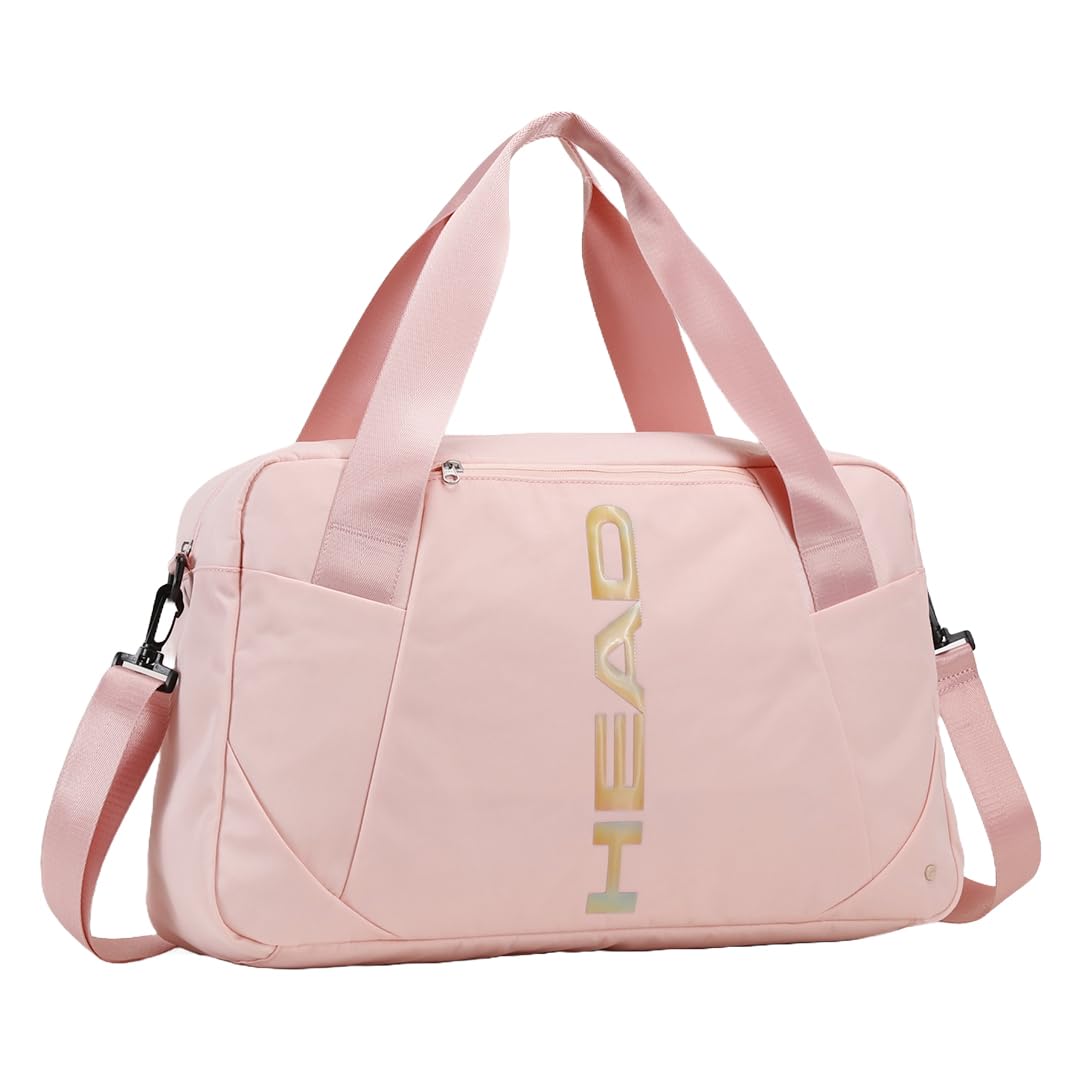 HEAD Sports Duffle Bag, Gym Bag, Travel Bag | 30 L | Pastel Pink