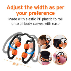 HEAD Pilates Ring - Full Body Toning Fitness | Stretching, Relaxation (Black) | Training Ring (38 CM) (Pilates Ring + Dual Roller)