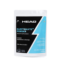 Head Electrolyte - 237g Oral Rehydration Powder with 5 Vital Ingredients Sodium, Potassium, Magnesium, Vitamin C And Vitamin D| Lemon Flavor |for Quick Hydration and Energy Booster | Instant Hydration